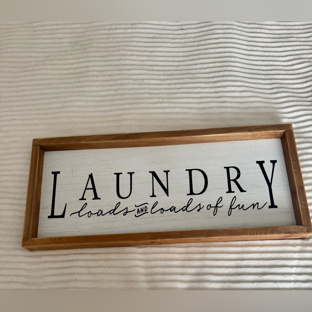 NWT Michaels Laundry Wall Art